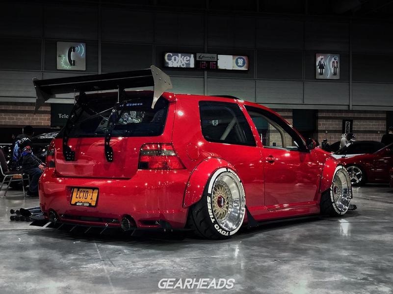 Widebody Vw Golf Airlift Tuning R32 Bbs R888 Alu S 9.