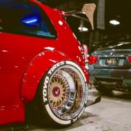 Widebody VW Golf Airlift Tuning R32 BBS R888 Turbofans 5 190x190