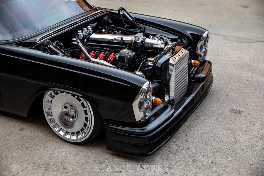 1969 Mercedes Benz 280 S Chevy V8 Eurowise Restomod 3