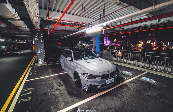 BMW Touring F31 Clinched Widebody Radi8 Tuning 8 Heftig: BMW 3er Touring (F31) mit Clinched Widebody Kit