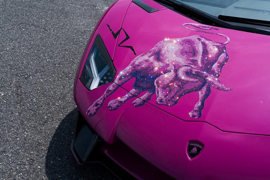 VIOLA VIRGO VITT Squalo Lamborghini Aventador SV Pink Tuning 5