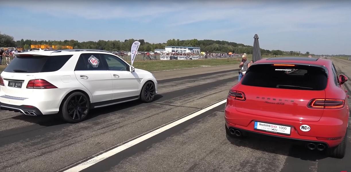 Wideo: 800 PS Mercedes ML63 AMG vs. Macan, C63 & Co.