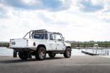 Land Rover Defender UVC D130 V8 als “Project Barge”