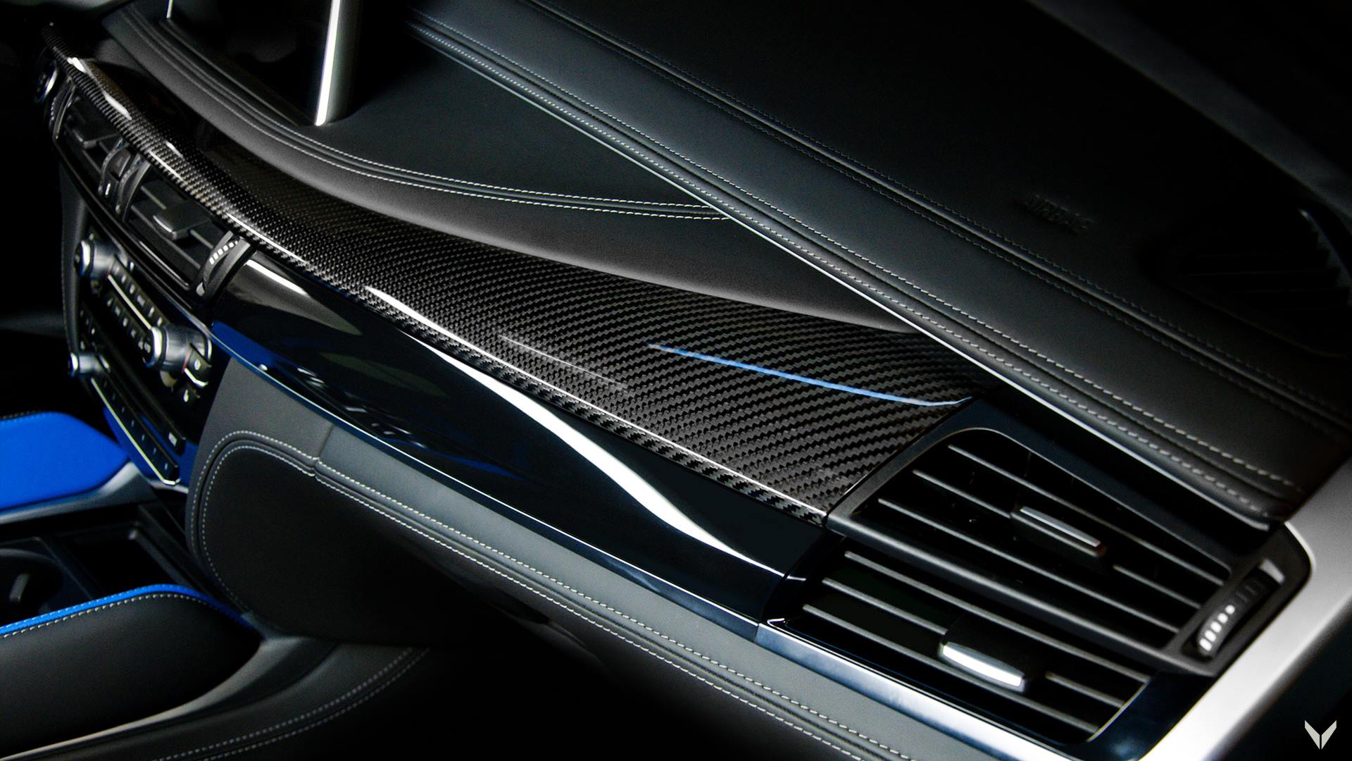 Vilner BMW X6 M F86 Luxus Interieur Tuning 12 Vilner BMW X6 M (F86) mit Luxus Interieur in blau/schwarz