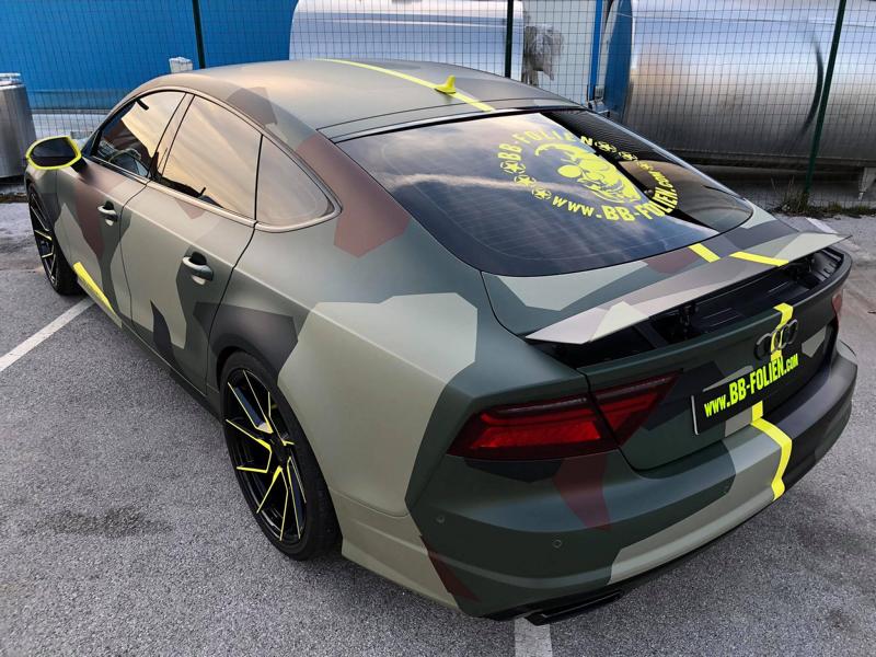 Audi A7 Performance Folierung Camouflage Tuning 7