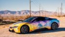 Kunst of kitsch? Coachella Festival BMW i8 & i3 van Khalid