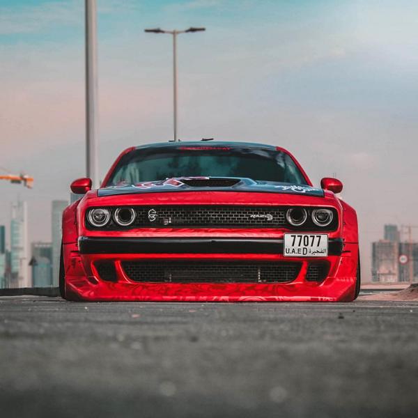 Clinched Widebody Dodge Challenger Hellcat AirLift Airride Mopar Tuning 5