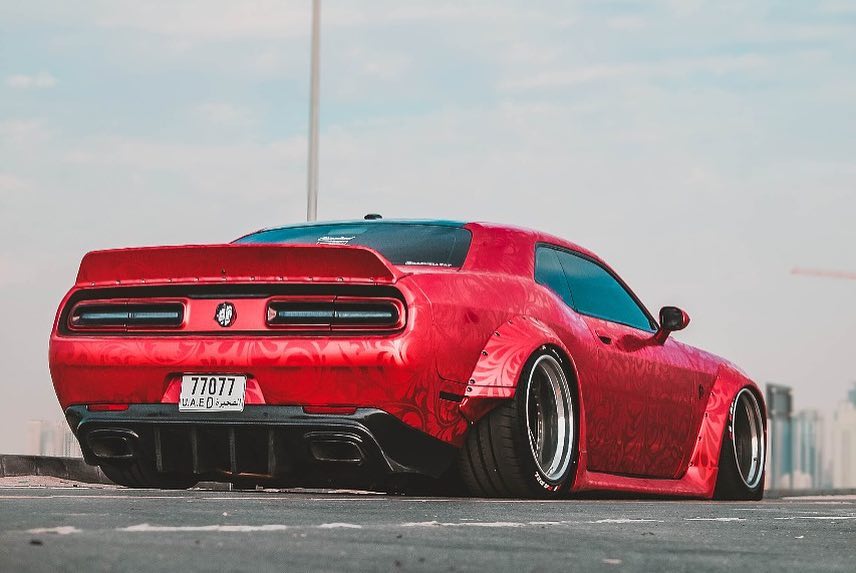 Clinched Widebody Dodge Challenger Hellcat AirLift Airride Mopar Tuning 7