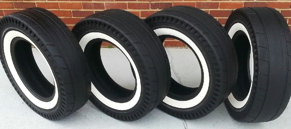 Aufvulkanisieren Weißwandreifen Tuning Reifen Gummi