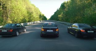 BMW E34 M5 vs. E60 M5 vs. F90 M5 310x165 Video: Drag race BMW E34 M5 vs. E60 M5 vs. F90 M5