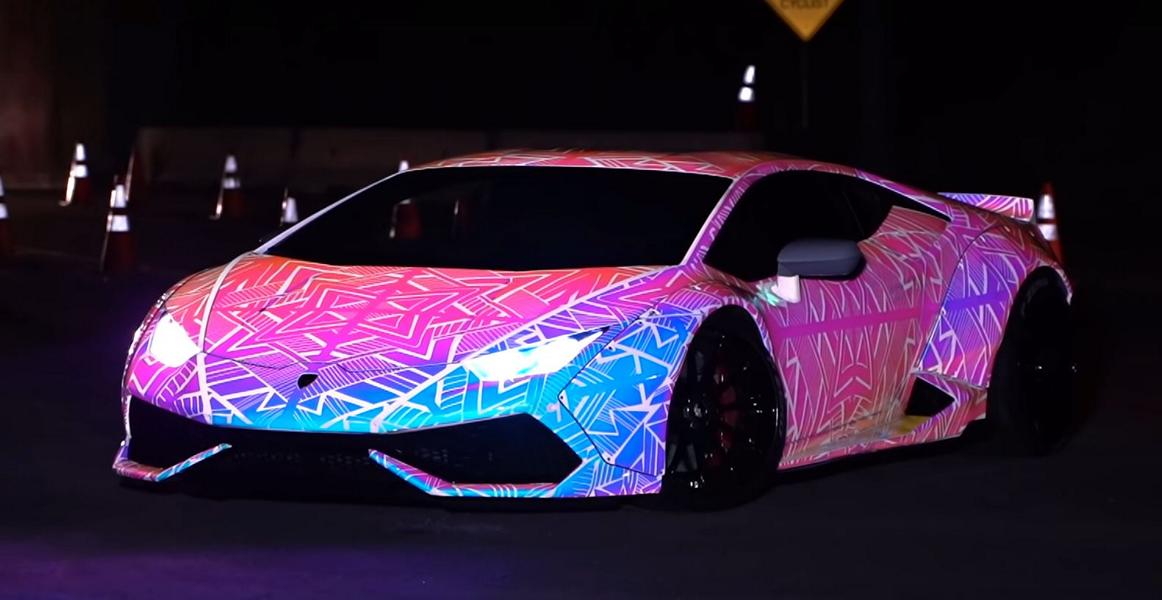 Chris Brown Lamborghini Huracan RDB LA Folierung 1