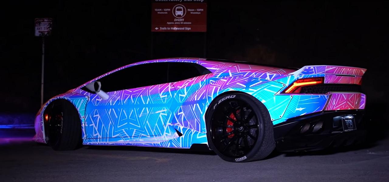 Chris Brown Lamborghini Huracan RDB LA Folierung 4