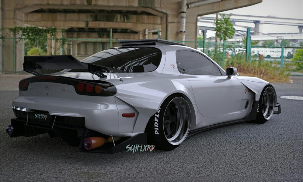 Mazda RX7 Tuning Coupe Tuning Legende aus Japan   das Mazda RX7 Coupe