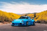 RWB Widebody Porsche 993 Turbo Riviera Blue Forgestar Tuning 18 155x103