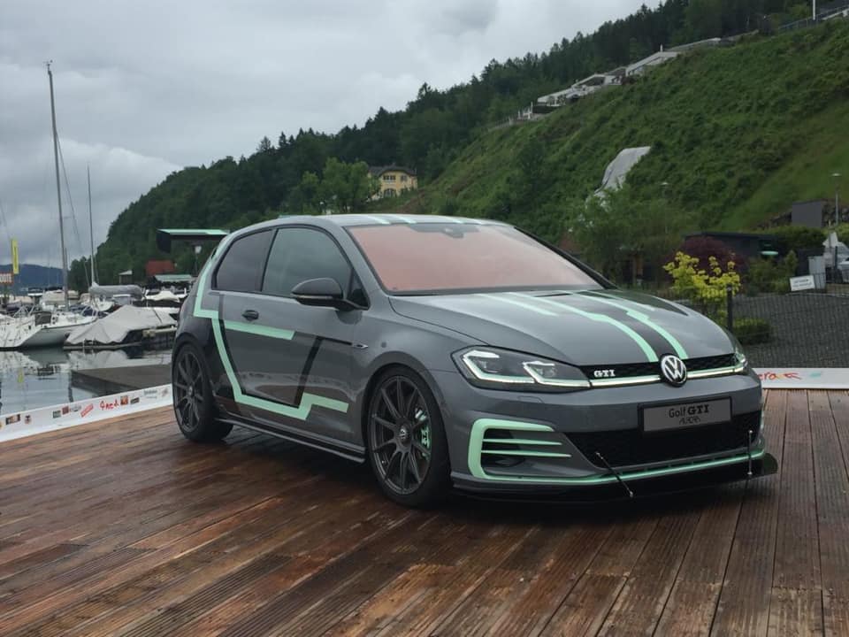 VW Golf GTI Aurora tuning 380 PS im VW Golf GTI Aurora (2019) zum Wörthersee