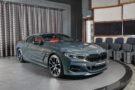 Chic: BMW M850i xDrive (G14) convertible en gris Dravit