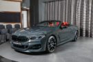 Chic: BMW M850i xDrive (G14) convertible en gris Dravit