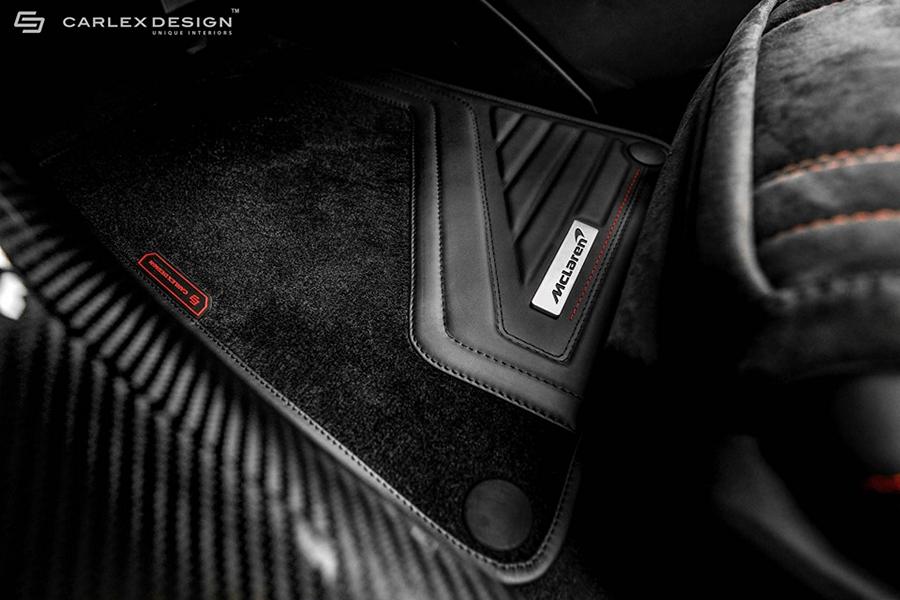 Carlex Design McLaren 720S Interieur Tuning 16 Mit neuen Fußmatten liegt die Individualität zu Füßen