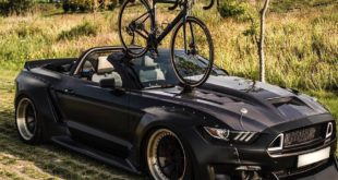 Clinched Widebody Ford Mustang GT Cabrio 35 310x165 Widebody Ford Mustang GT Cabrio (S550) mit Fahrradhalter