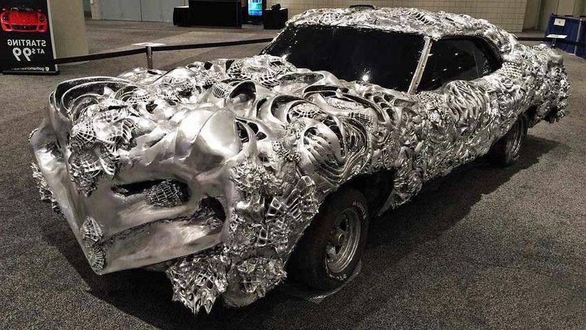 To scary ugly - bizarre alien style tuning on the car