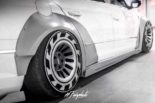 Top! Widebody kit & Radi8 alloy wheels on the VW Passat CC
