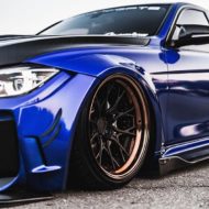 Extrem: Clinched Widebody BMW 3er (F30) Limousine