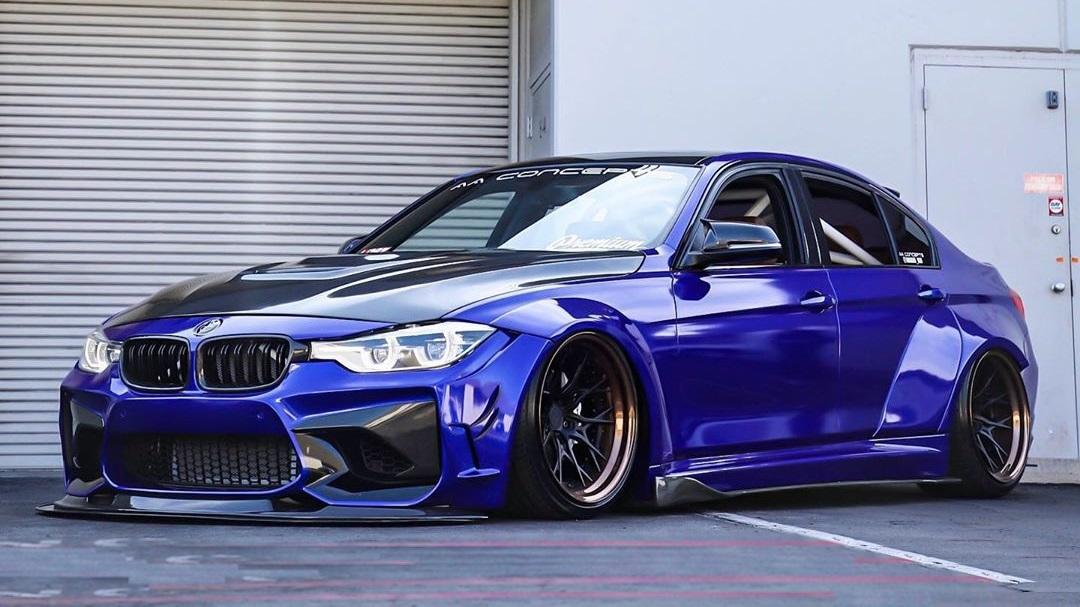 Clinched Widebody BMW F30 Airride Tuning Header