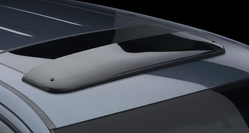 Less noise with a sunroof wind deflector