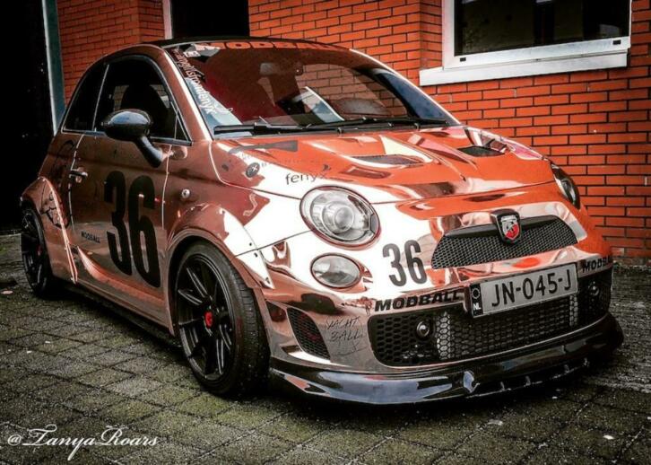 Extreme conversion - 320 PS Fiat Abarth 595C Widebody