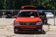 Air suspension & Bentley-style rims on the VW Tiguan II