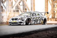 Totalement fou - camouflage à corps large BMW E93 M3 décapotable