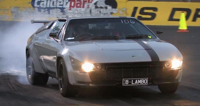 Video: +800 pk BiTurbo V8 in de Lamborghini Jalpa Oldi