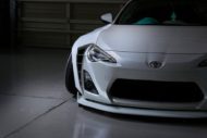 Camber-style and widebody kit on the Toyota GT86 Coupe