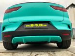E-SUV: Jaguar I-PACE met volledige wrap in Platinum Mint X