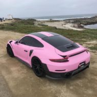 Porsche GT2 RS Boden AutoHaus Pink Rosa Tuning Titan Exhaust 1 190x190