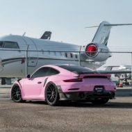 Porsche GT2 RS Boden AutoHaus Pink Rosa Tuning Titan Exhaust 4 190x190