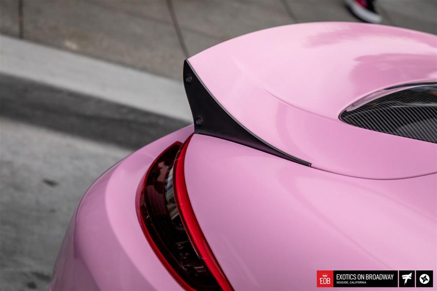 Porsche GT2 RS Boden AutoHaus Pink Rosa Tuning Titan Exhaust 6