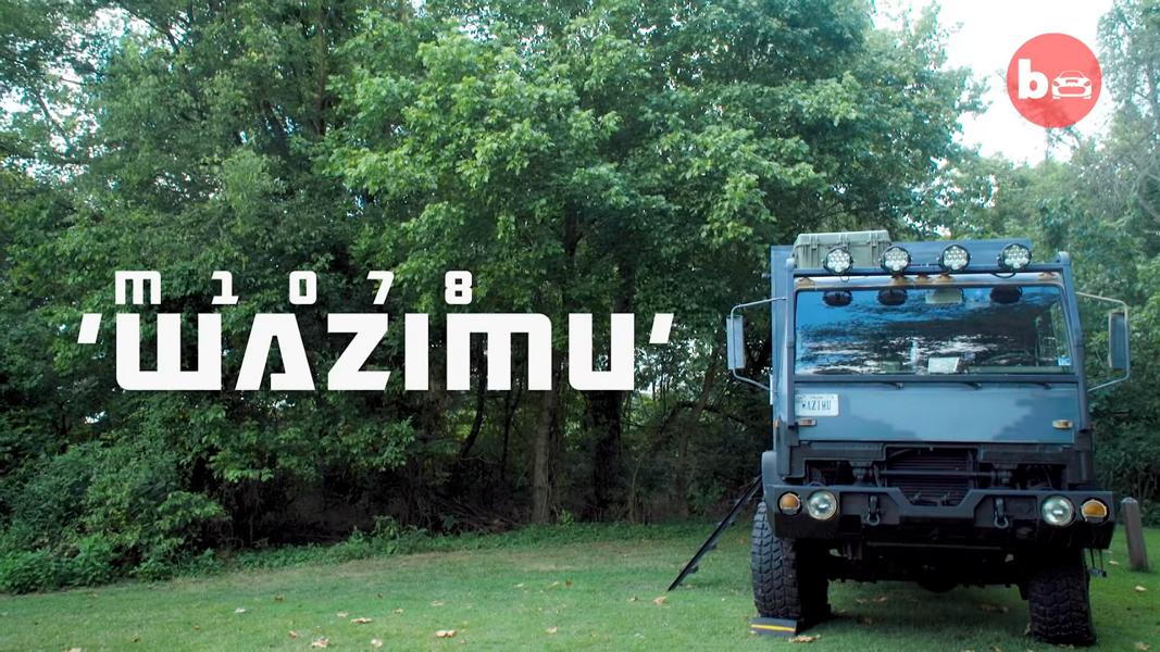 Video: van de militaire vrachtwagen M1078 tot de offroad-camper