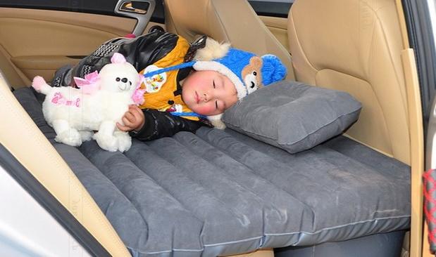 Good night - the car air mattress for the night in the car!