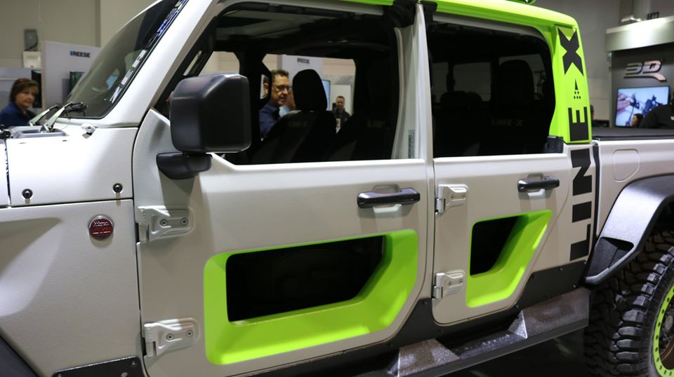 LINE X Jeep Gladiator Halbtüren SEMA Zero To 60 Designs Tuning 5