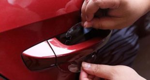 Lackschutzfolie Griffmulde Kratzschutz Anti Scratch 310x165 Schutz vor dem heißen Abgas   das Hitzeschutzblech am Auto