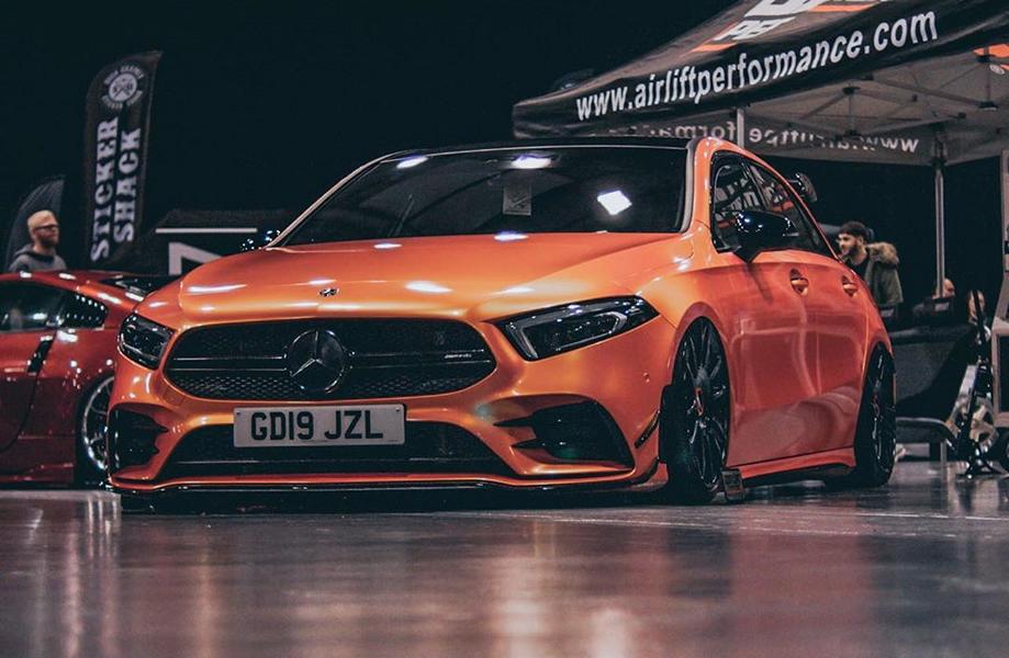 2019 Mercedes-Benz AMG A35 with Airride & Foil