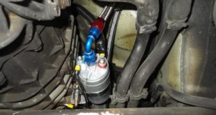 Benzinpumpe Kraftstoffpumpe Rennsportpumpe 310x165 Tuning für den Cabrio Klassiker   eine neue Persenning!