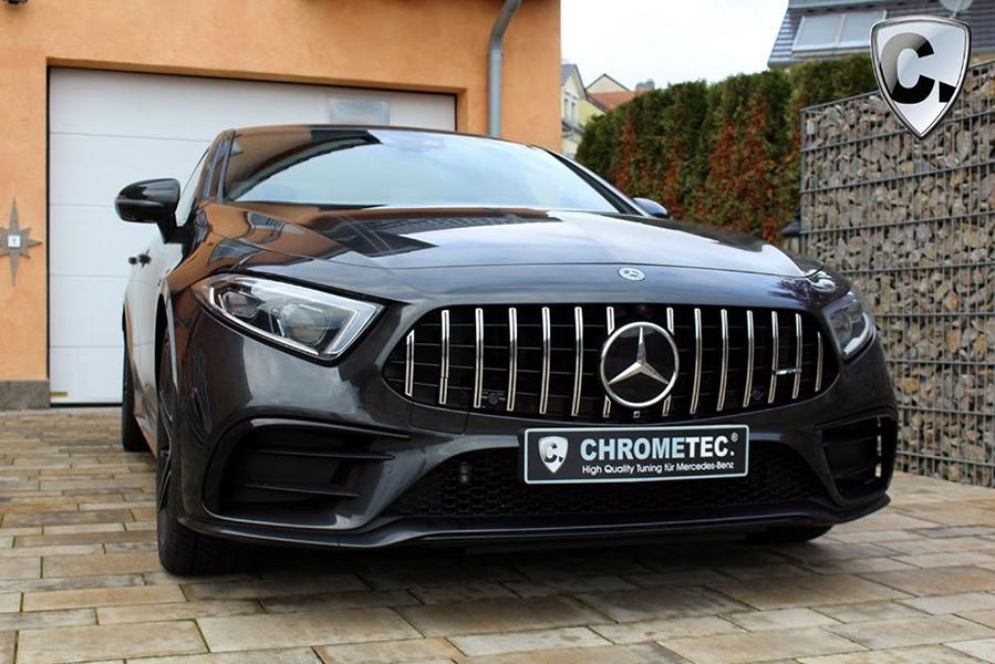 Aerodynamika Chrometec na drzwiach Mercedes AMG GT 4 (X290)