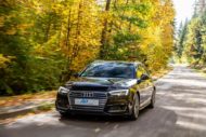 Coilover suspension from ap sport suspensions in the Audi A4 (B9)