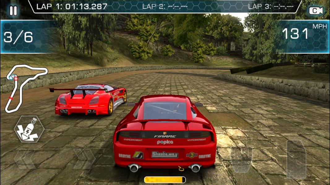 Racing game game car racing console