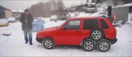 8 Alufelgen Wheels Garage54 Fiat Uno 1 190x82 Video: 8 Räder am russischen Garage54   Fiat Uno!
