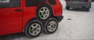 8 Alufelgen Wheels Garage54 Fiat Uno 2 190x82 Video: 8 Räder am russischen Garage54   Fiat Uno!