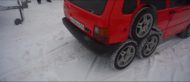8 Alufelgen Wheels Garage54 Fiat Uno 7 190x82 Video: 8 Räder am russischen Garage54   Fiat Uno!