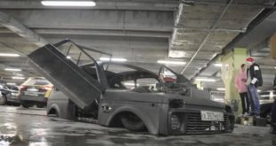 Ultra Slammed Lada Niva 4x4 Tekctypa Tuning 9 310x165 Video: BMW E92 M3 6MT Kompressor in Santorini Blau